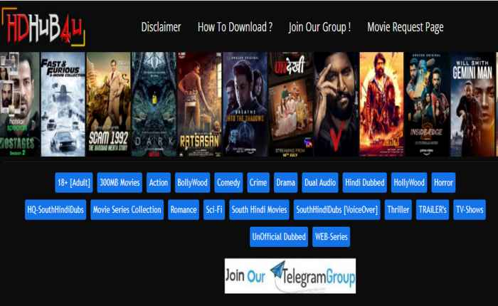 HDhub4u 2021 – Download every kind of movie and web series