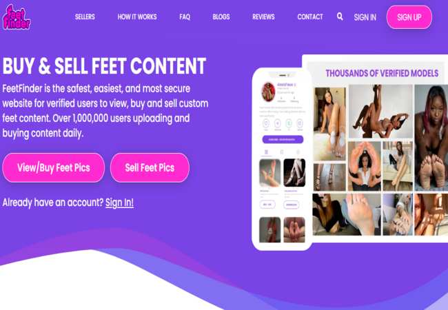 FeetFinder 2022: The Safe Way to Buy & Sell Custom Feet Content