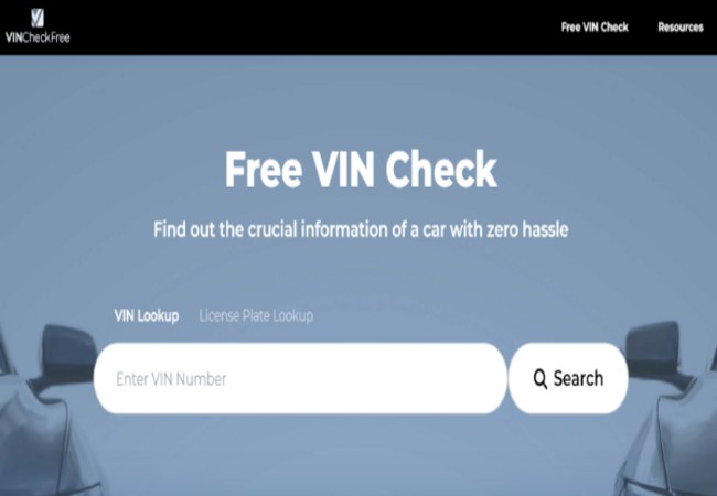 VinCheckFree Overview: Free VIN Check & Search Online for Free