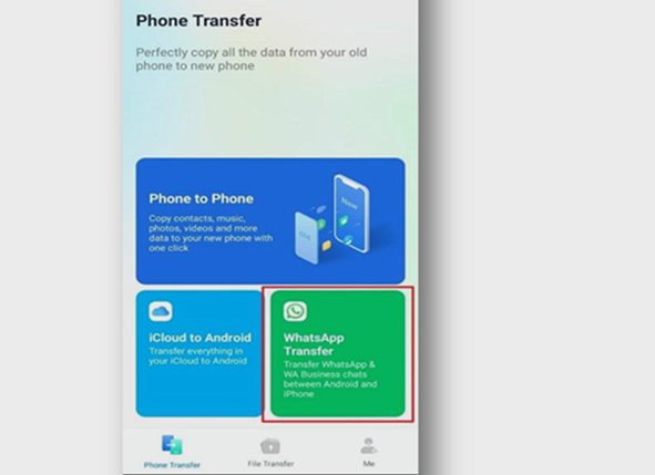 Transfer WhatsApp Cross Platform
