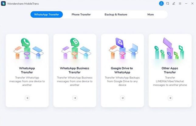 Transfer WhatsApp Cross Platform