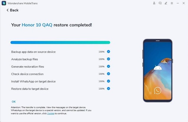 WhatsApp Transfer Tool
