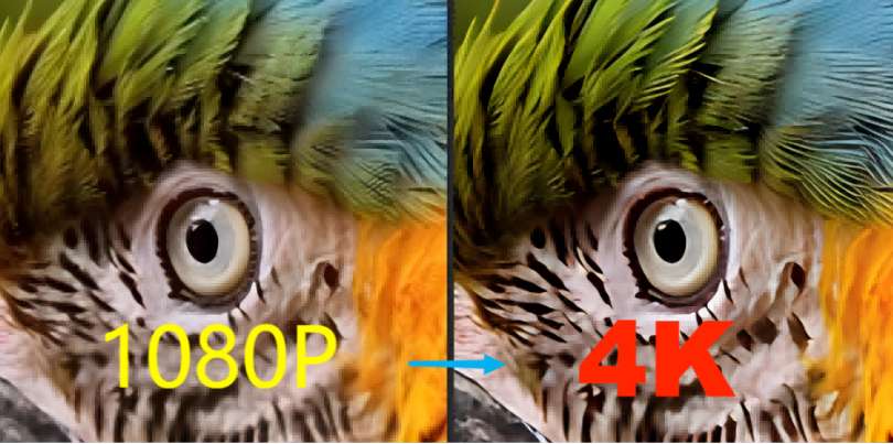 Four Steps to upscale 1080p to 4k video effortlessly