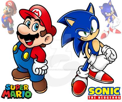 Super Mario and Sonic