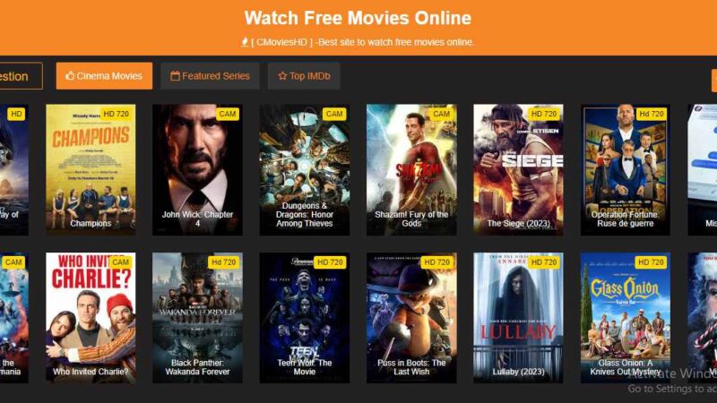 CMovies Watch Free Movies Online (2023): Alternatives & Features