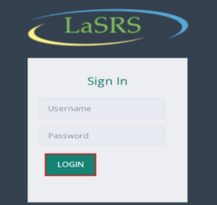LaSRS Login [2024] Steps to login into